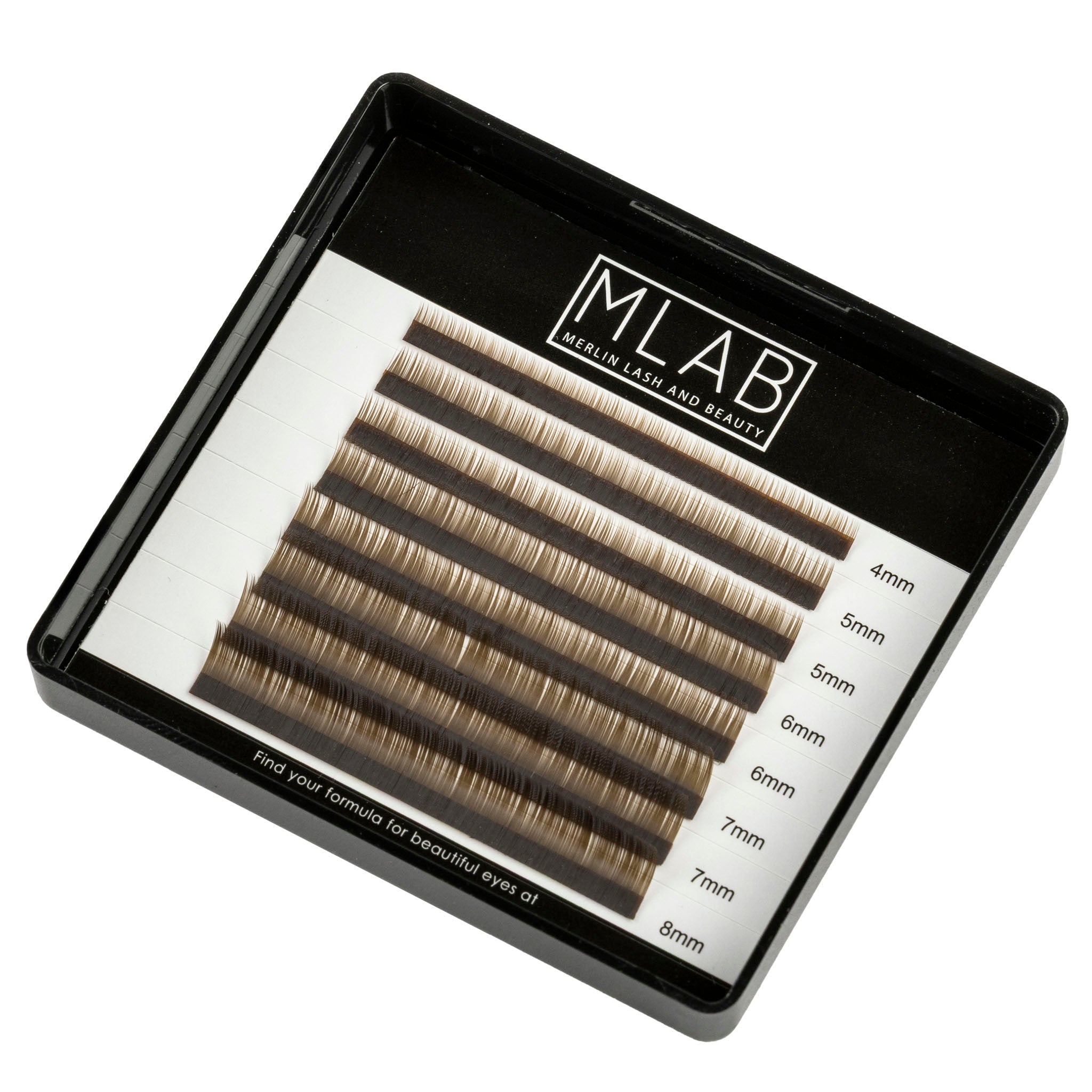 Dark Brown Bottom Lash Extensions