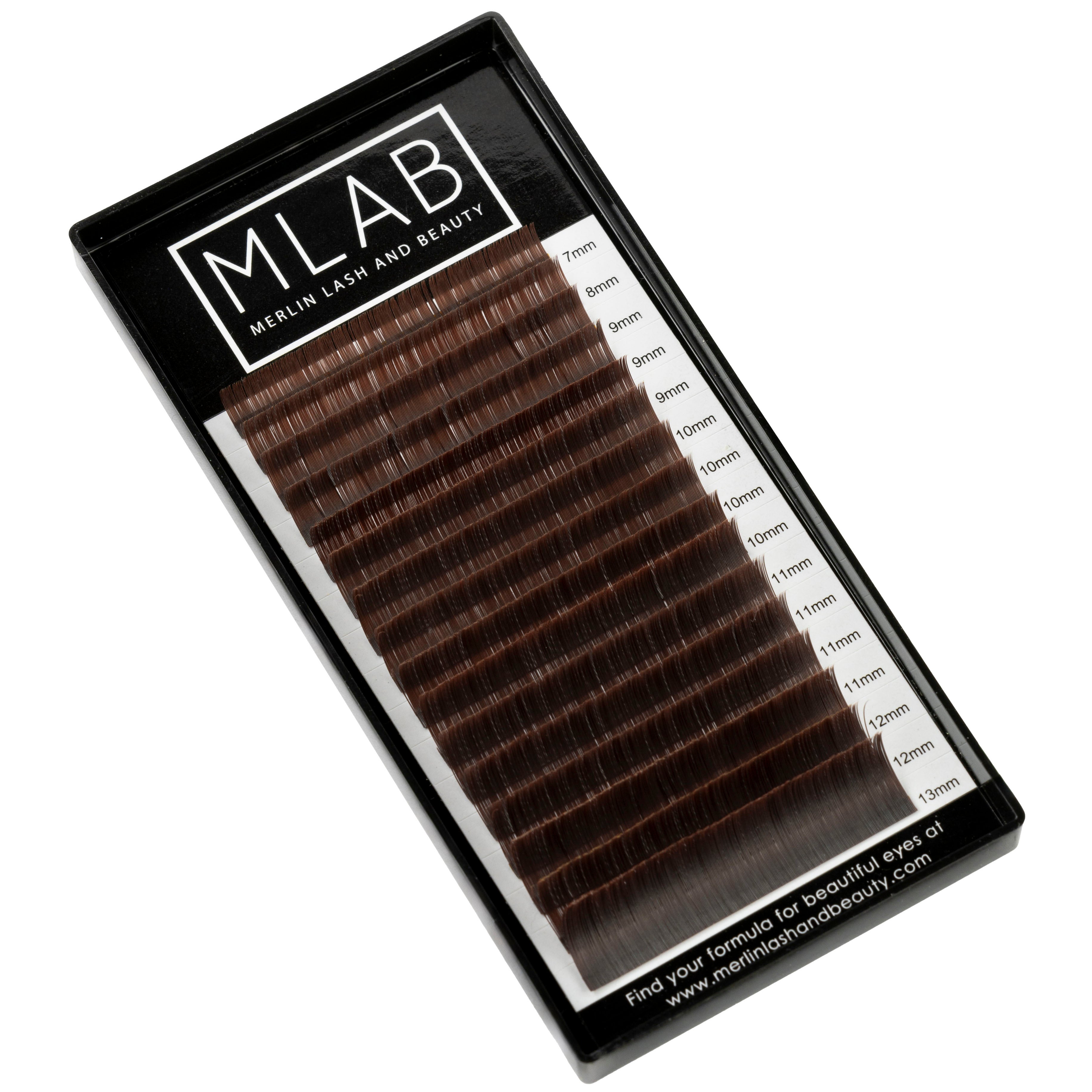 0.07 Chocolate Lash Extensions