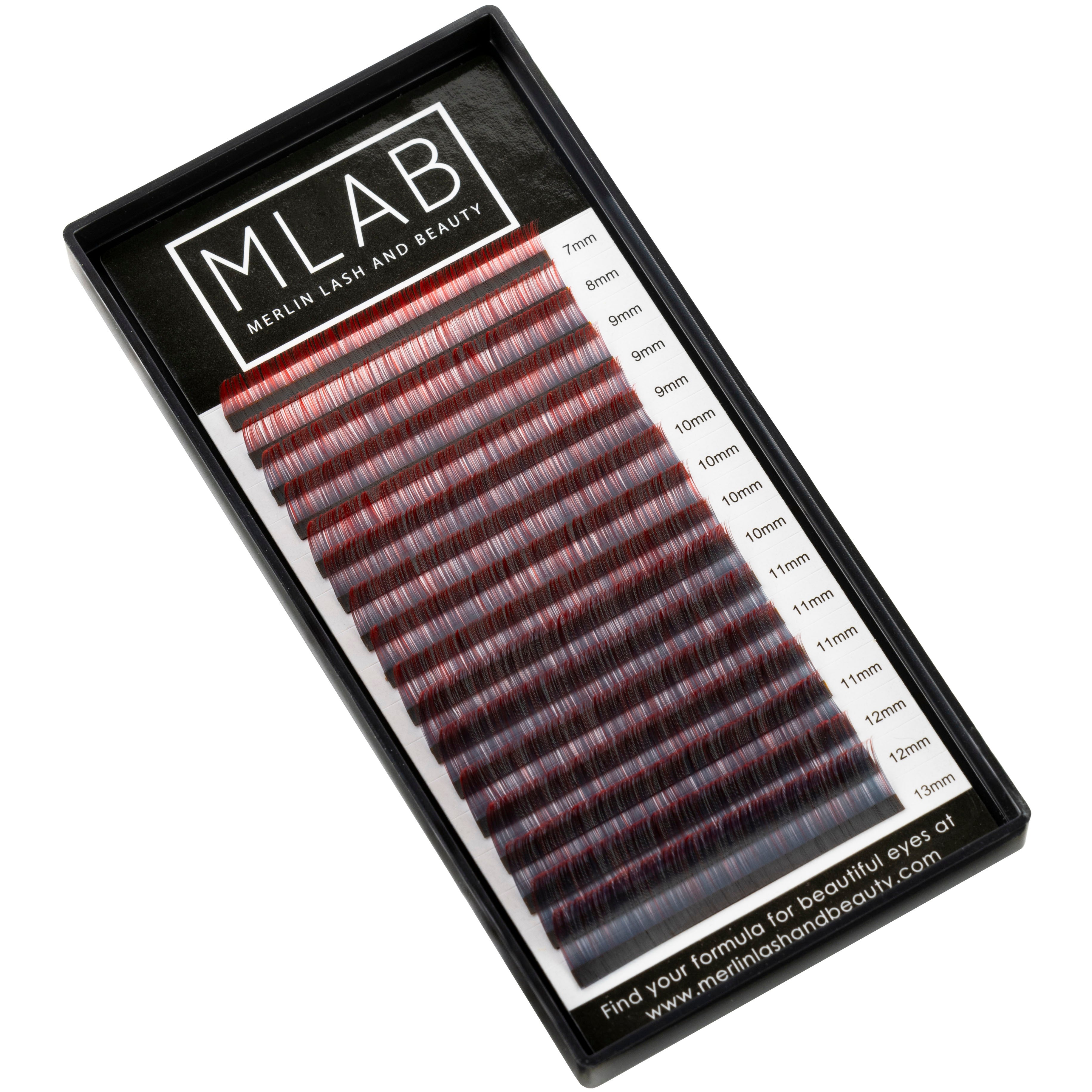 Black Red Two Tone Lashes