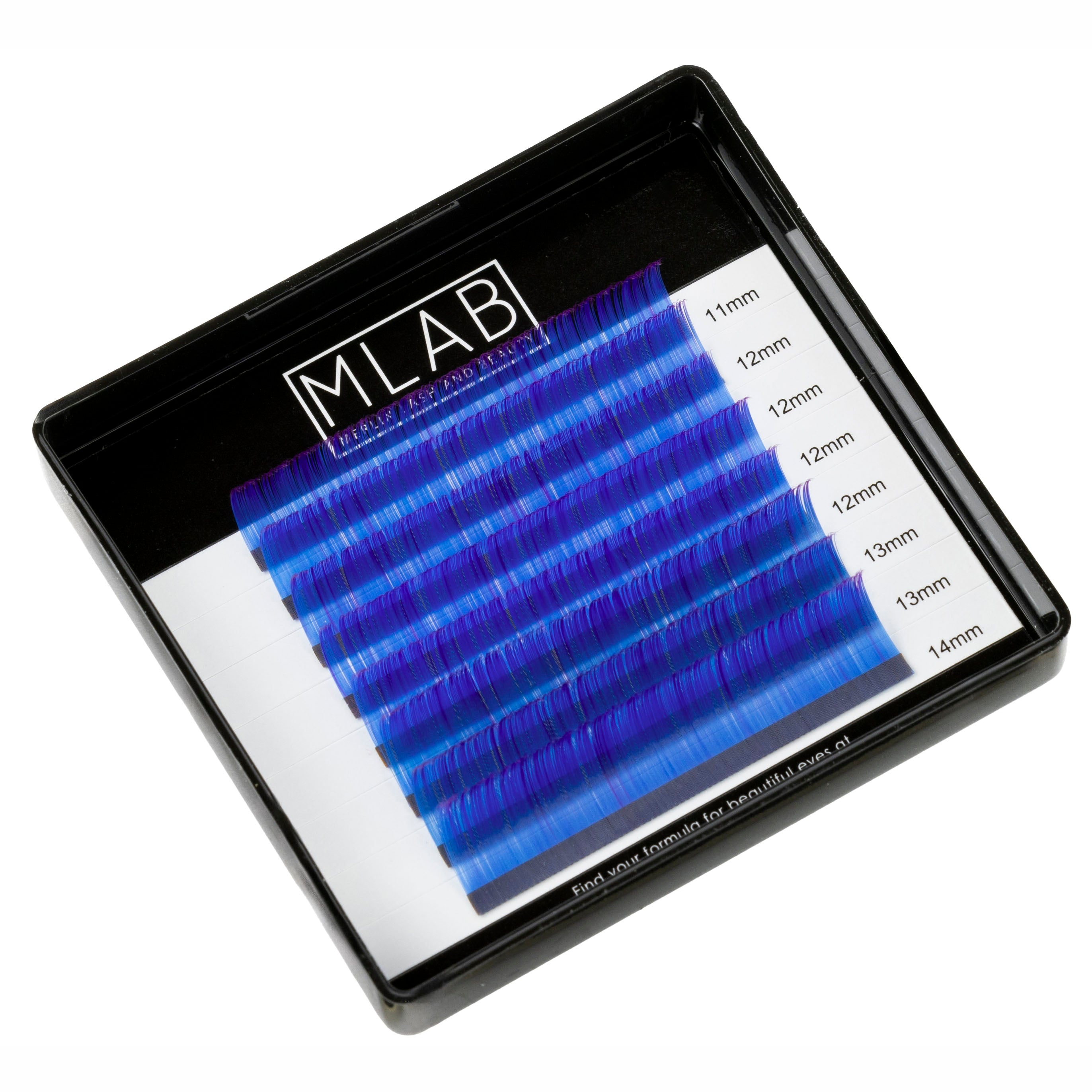 Blue Pink Two Tone Lashes Small