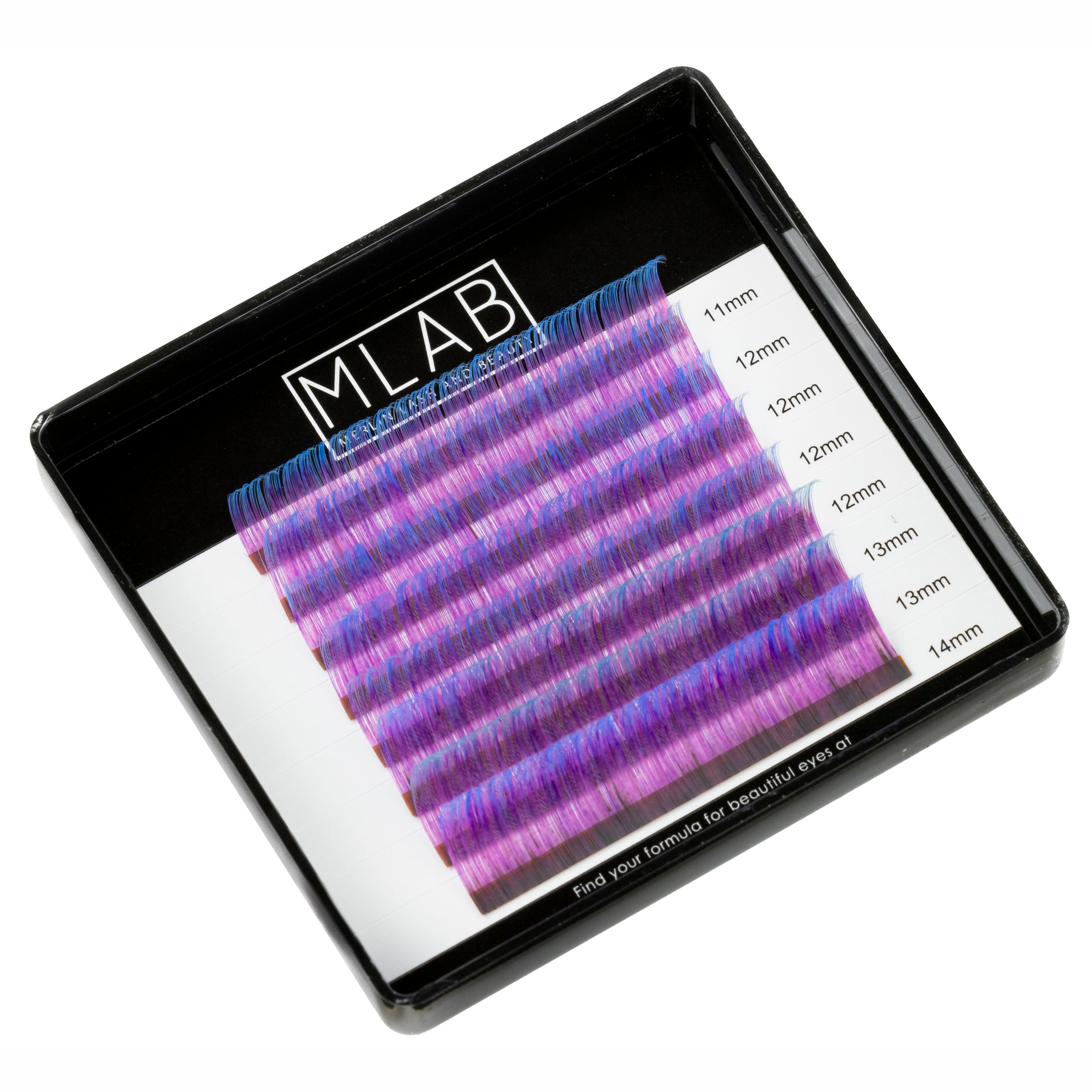 Blue Purple Two Tone Lashes Small