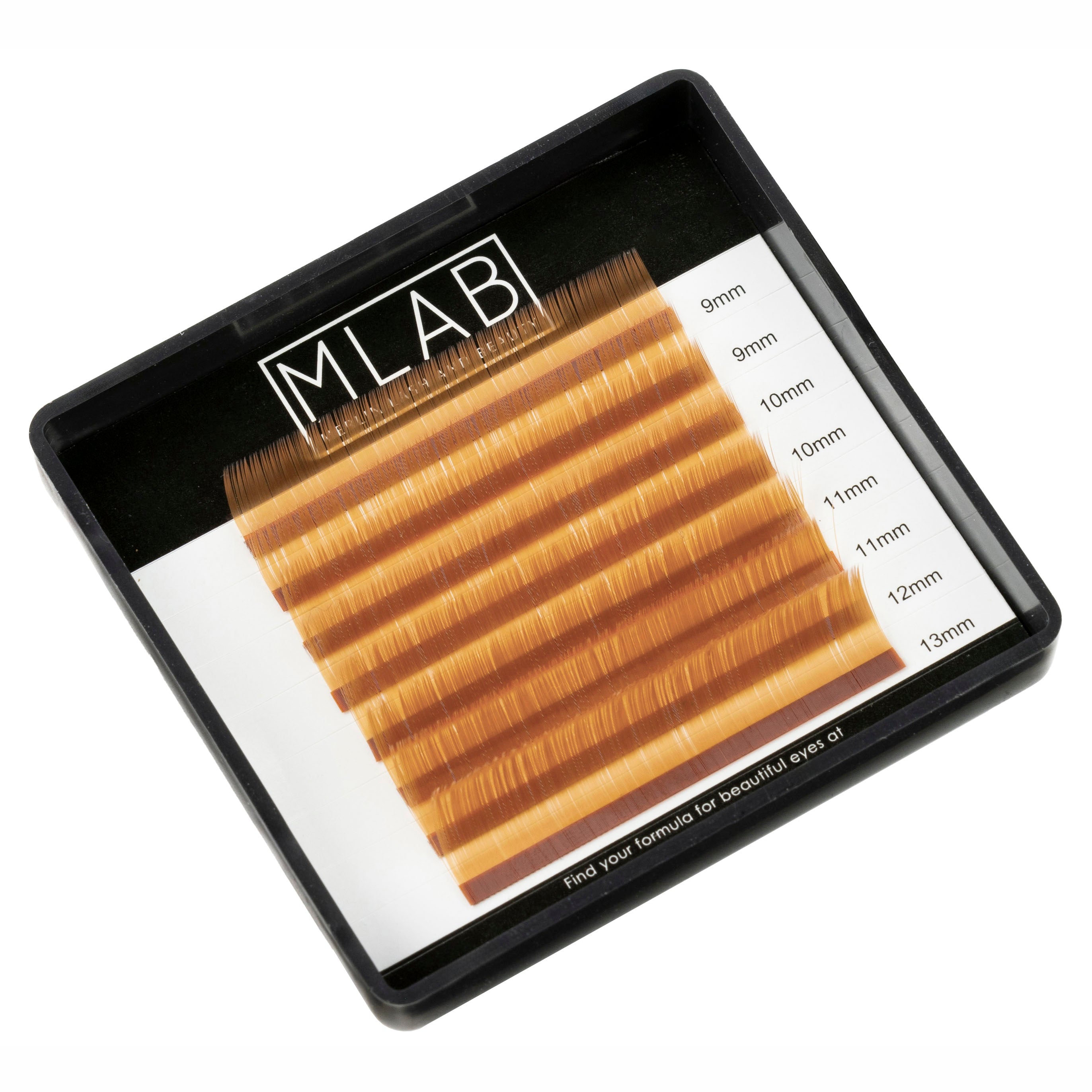 Latte Coffee Colour Lashes