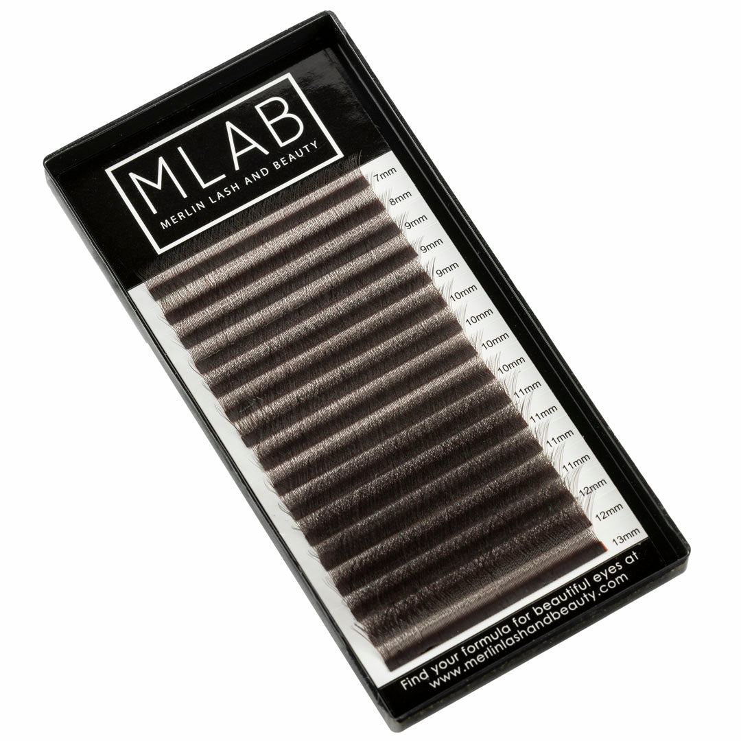 4D Clover 0.07 Dark Brown Lashes