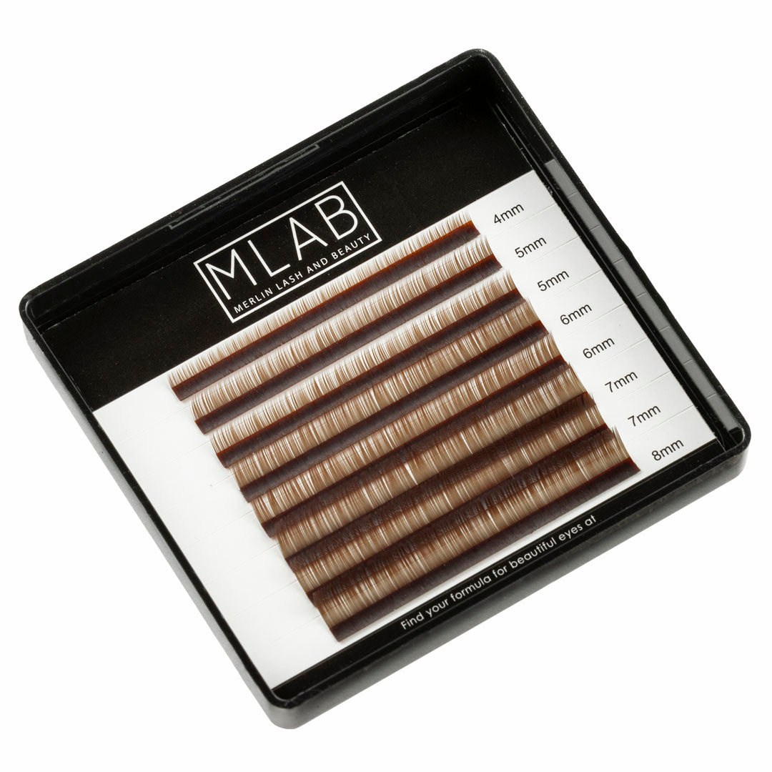 Dark Brown Bottom Lash Extensions