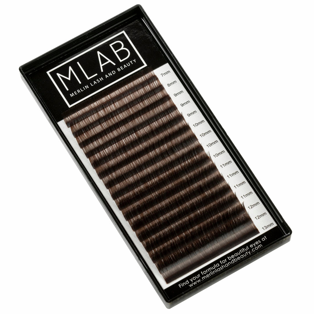 0.05 Chocolate Dark Brown Lash Extensions