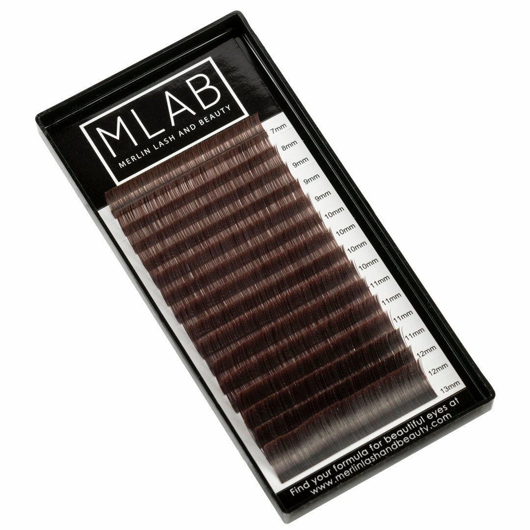 0.12 Dark Brown Coffee Classic Lashes