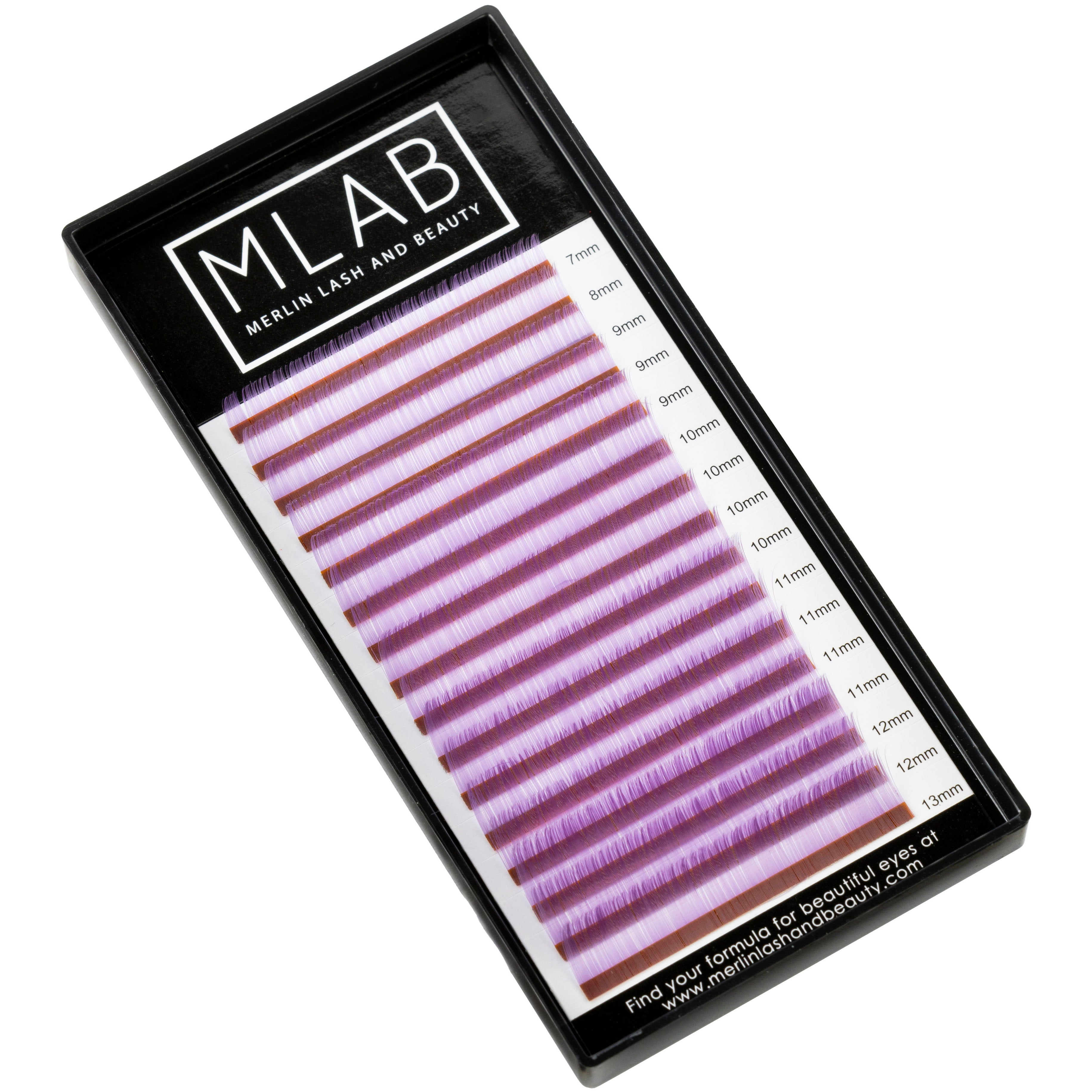 Neon Purple Colour Lashes
