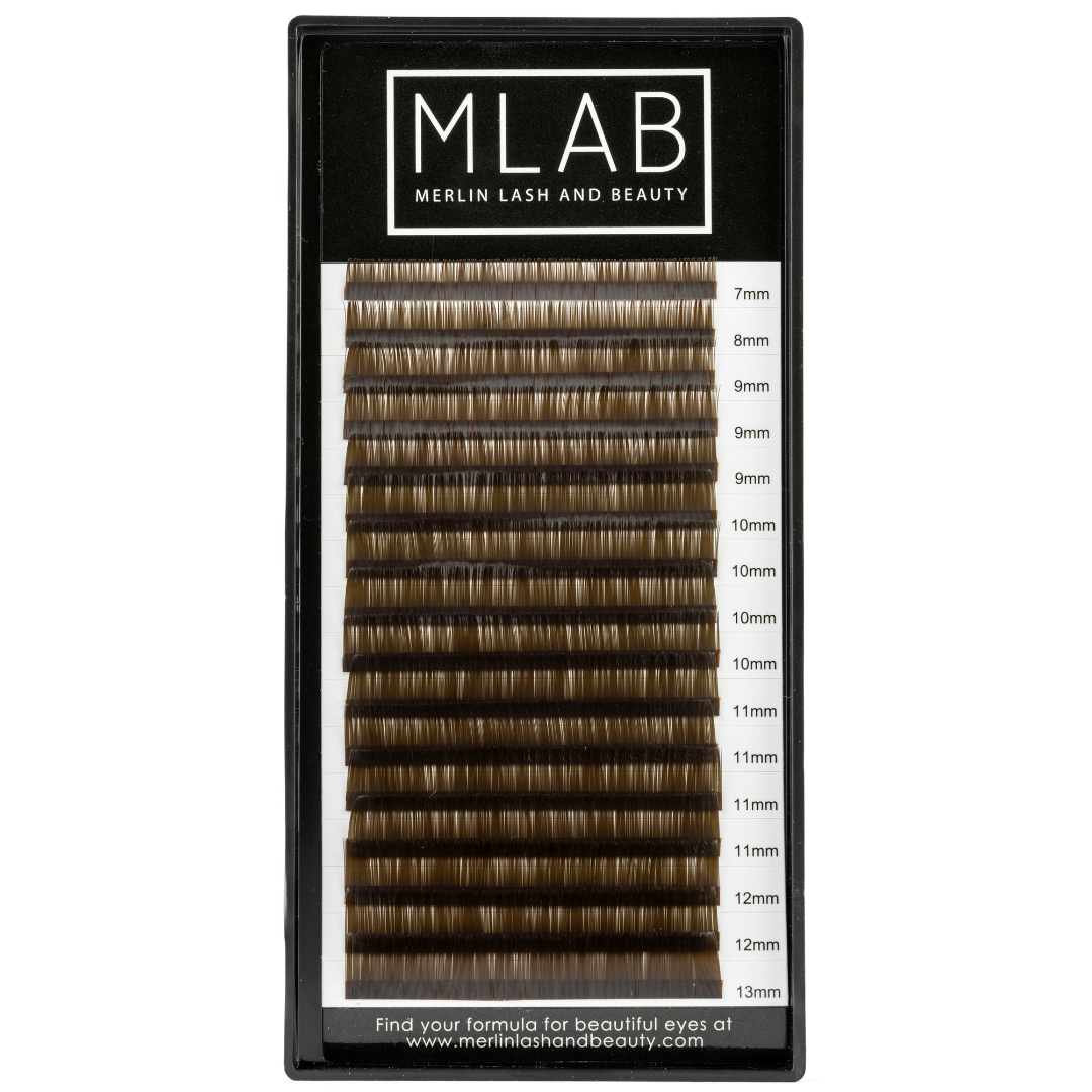 0.10 Dark Brown Classic Lash Extensions