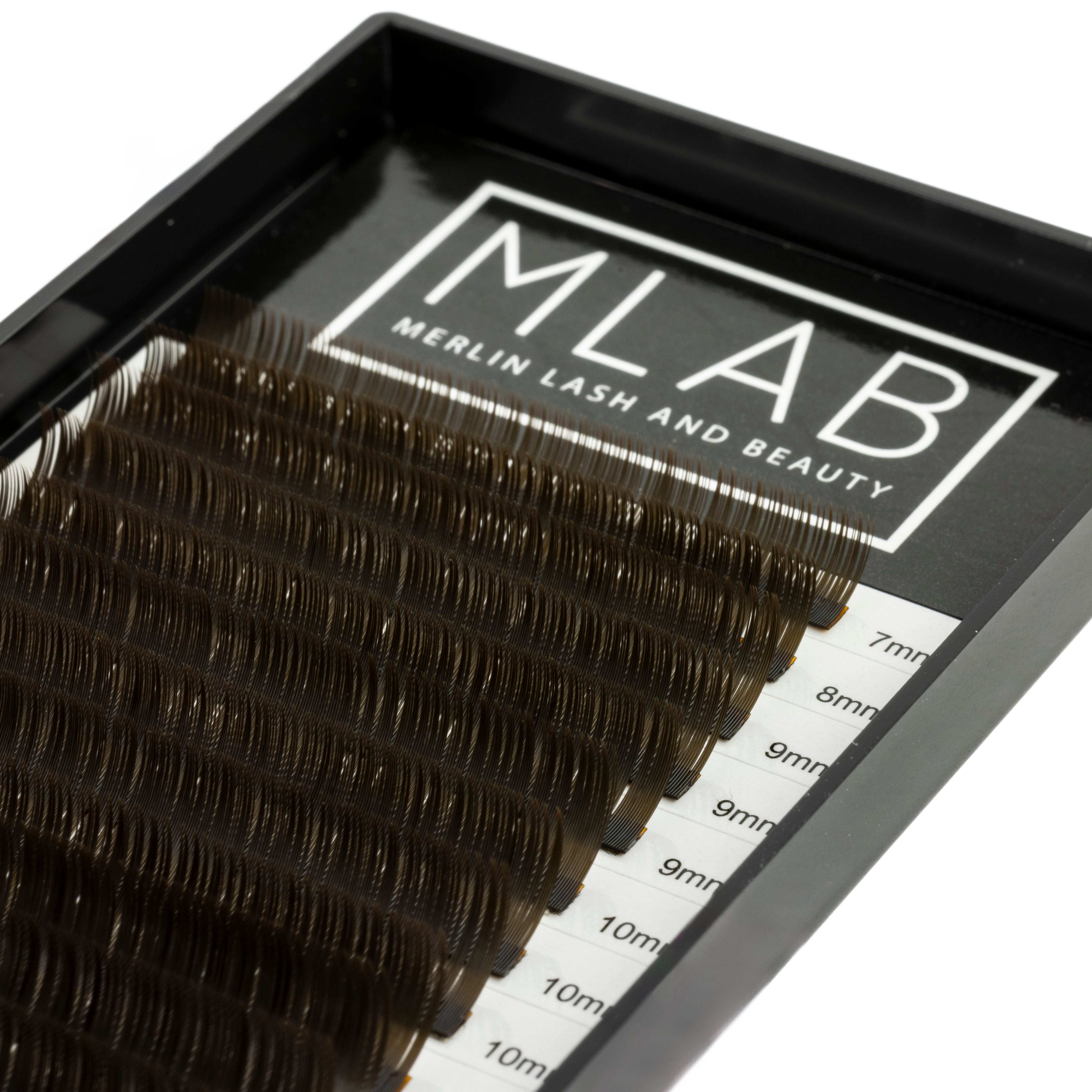 0.15 Dark Brown Flat Matte Lash Extensions