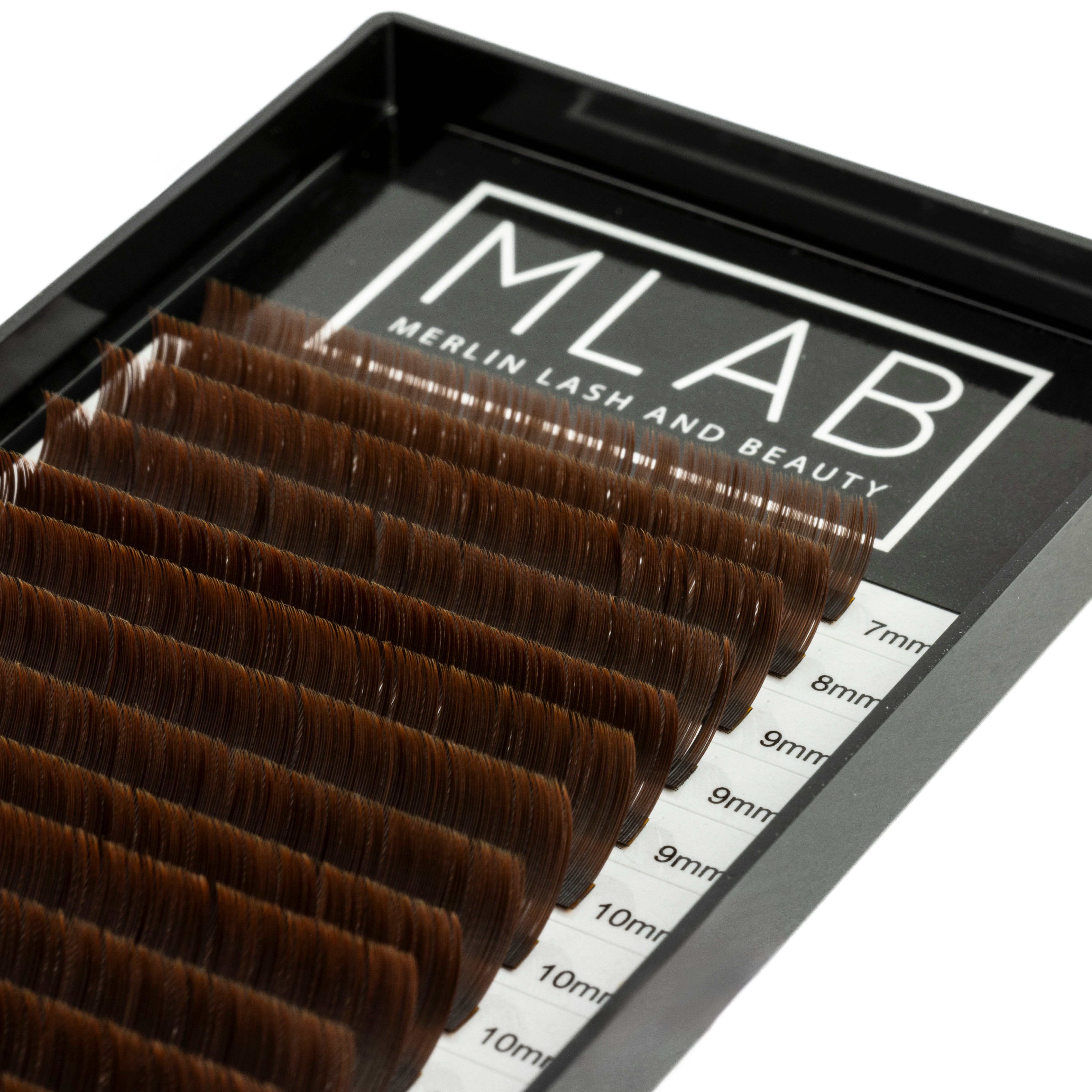 0.07 Chocolate Lash Extensions