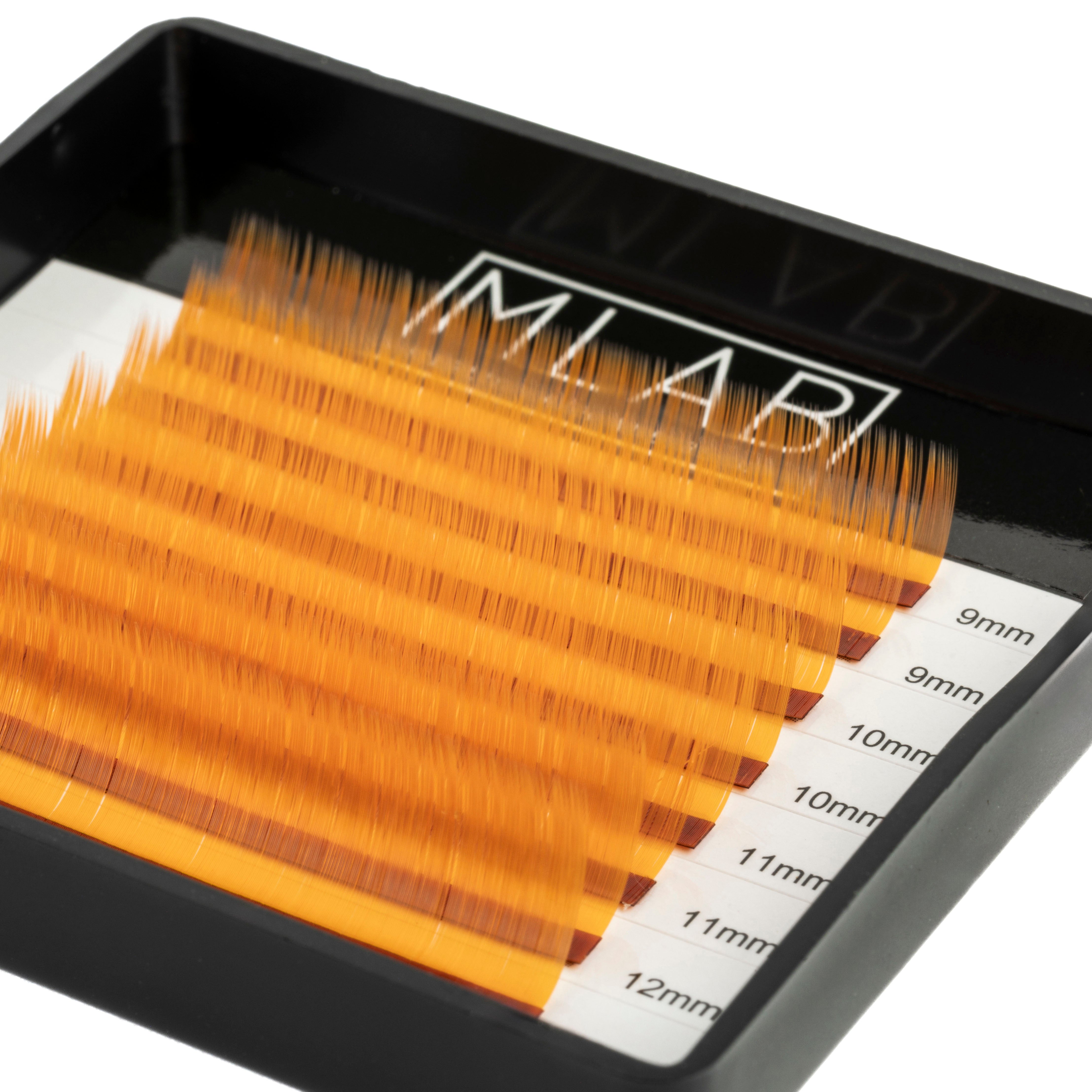 Orange Colour Lashes