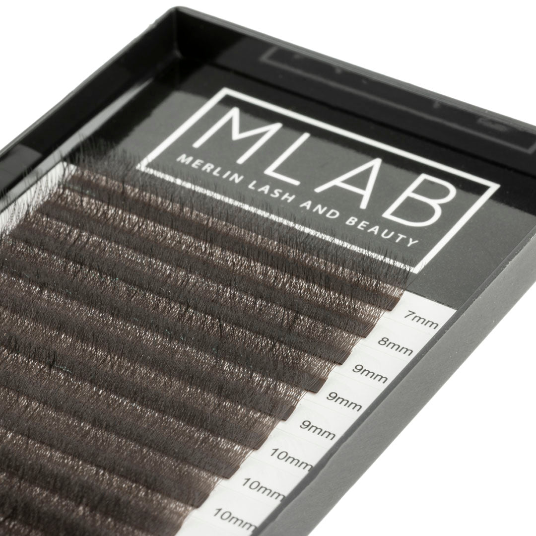 4D Clover 0.07 Dark Brown Lashes