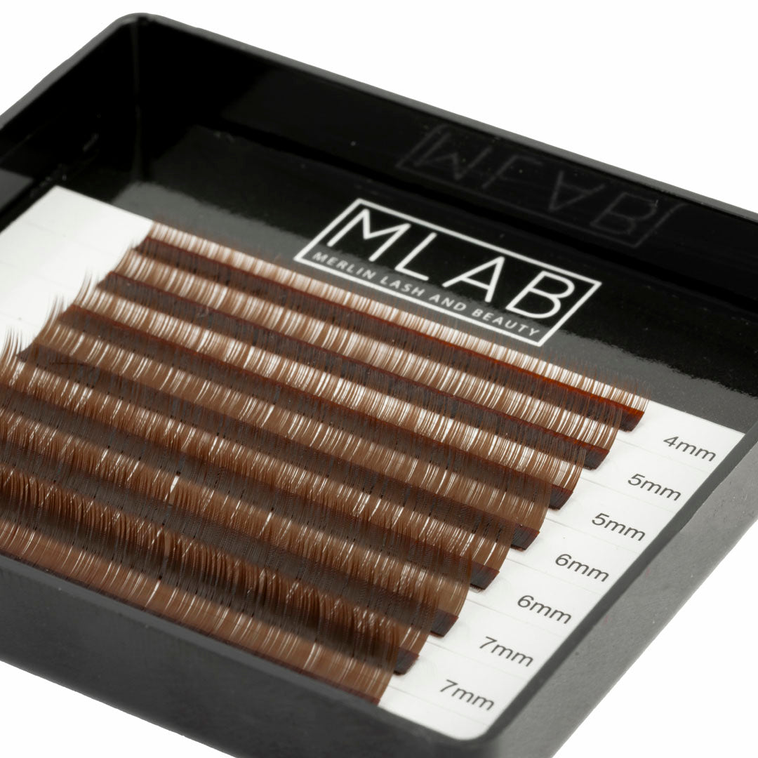 Dark Brown Bottom Lash Extensions