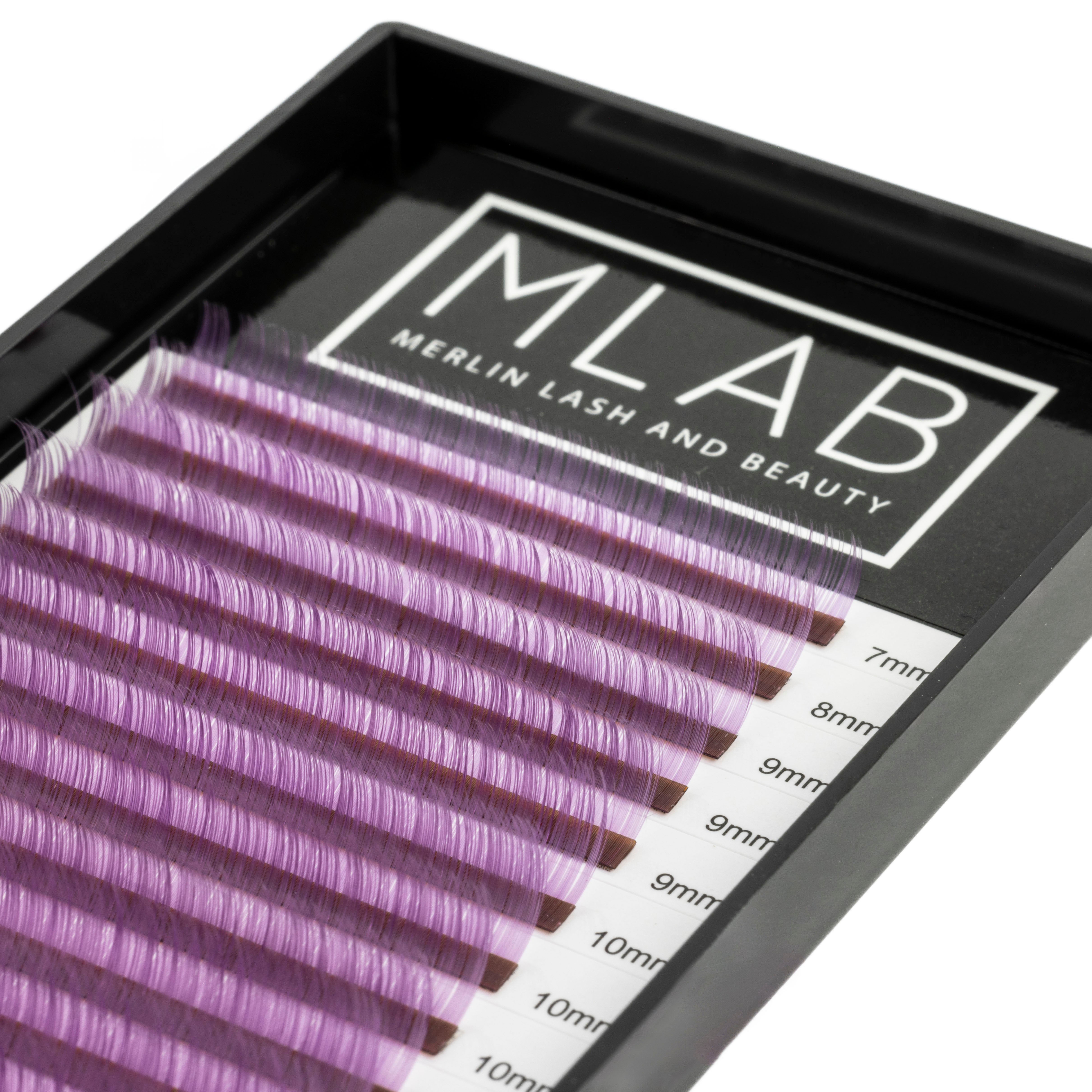 Neon Purple Colour Lashes