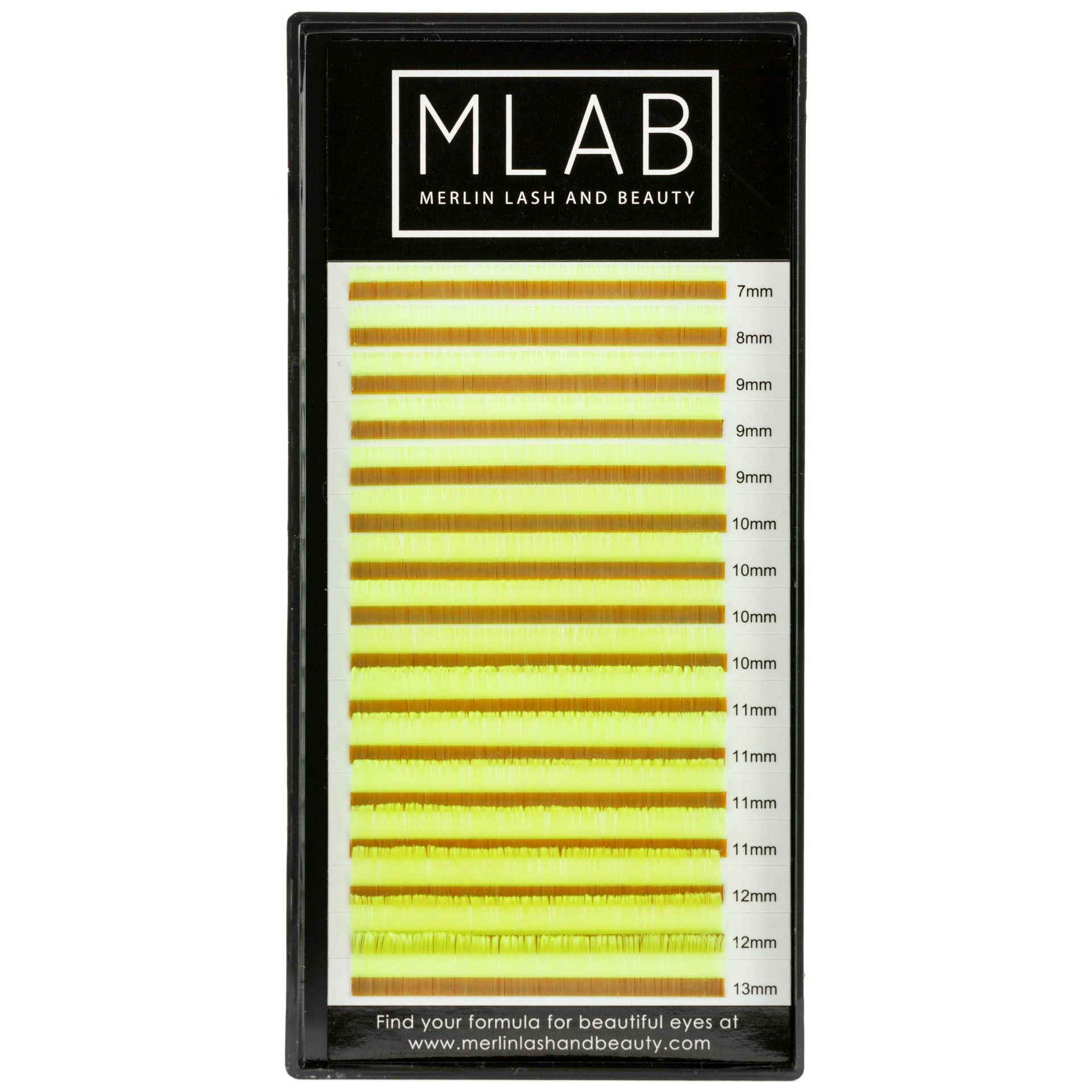 Neon Yellow Lashes