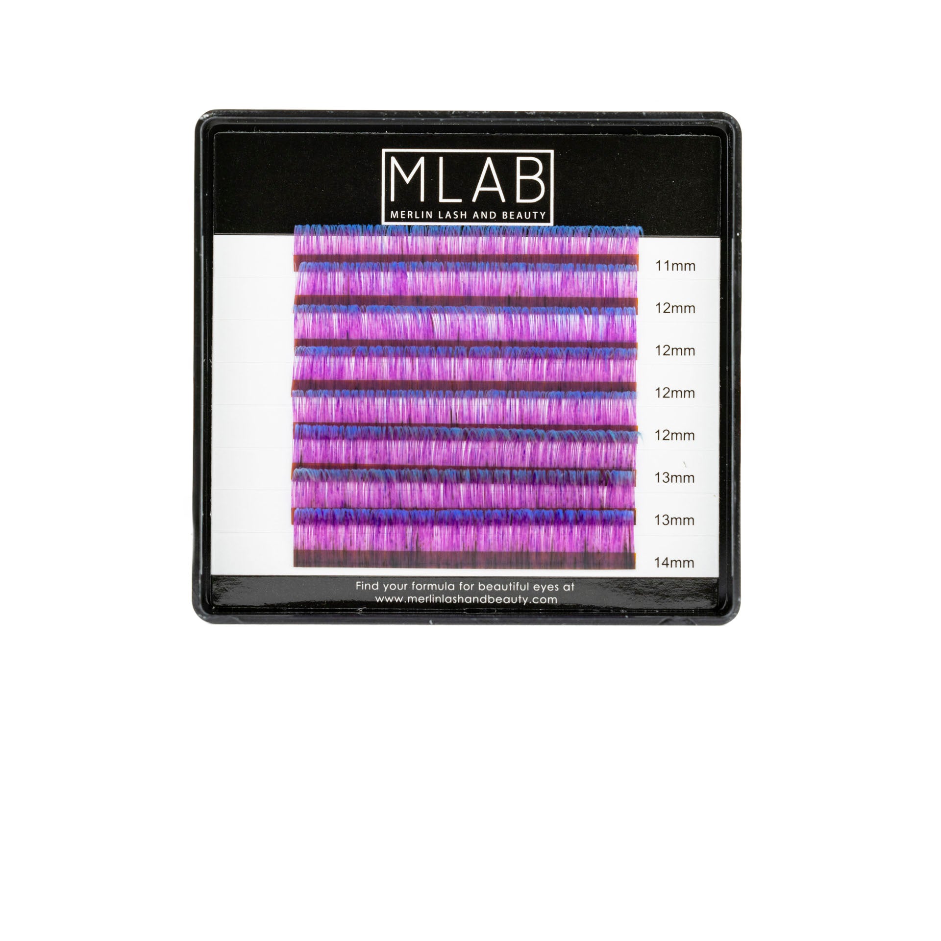 Blue Purple Two Tone Lashes Small