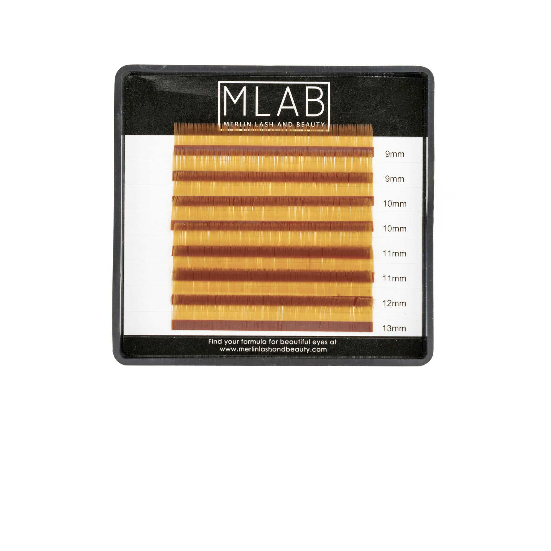 Latte Coffee Colour Lashes