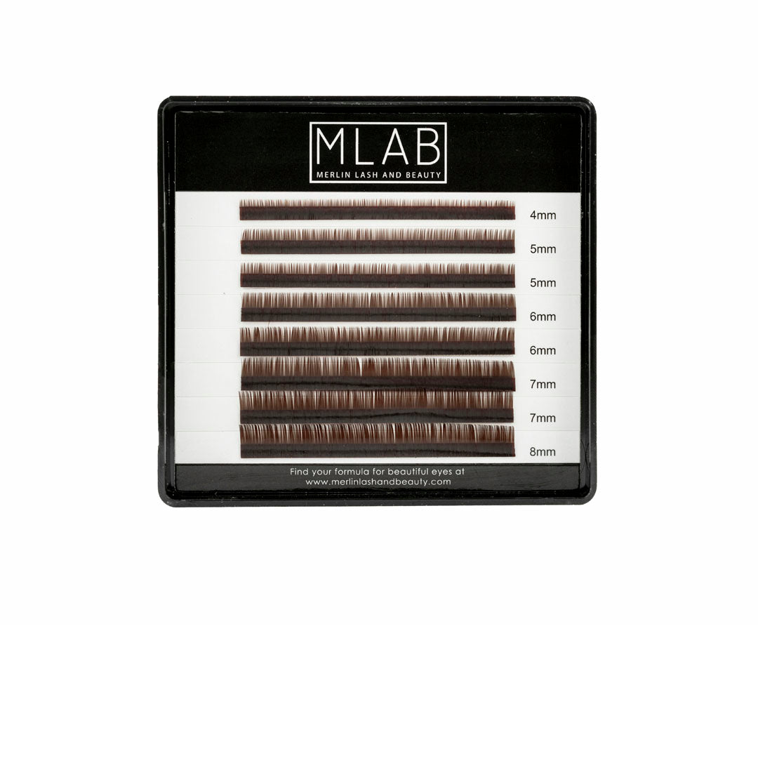 Dark Brown Bottom Lash Extensions