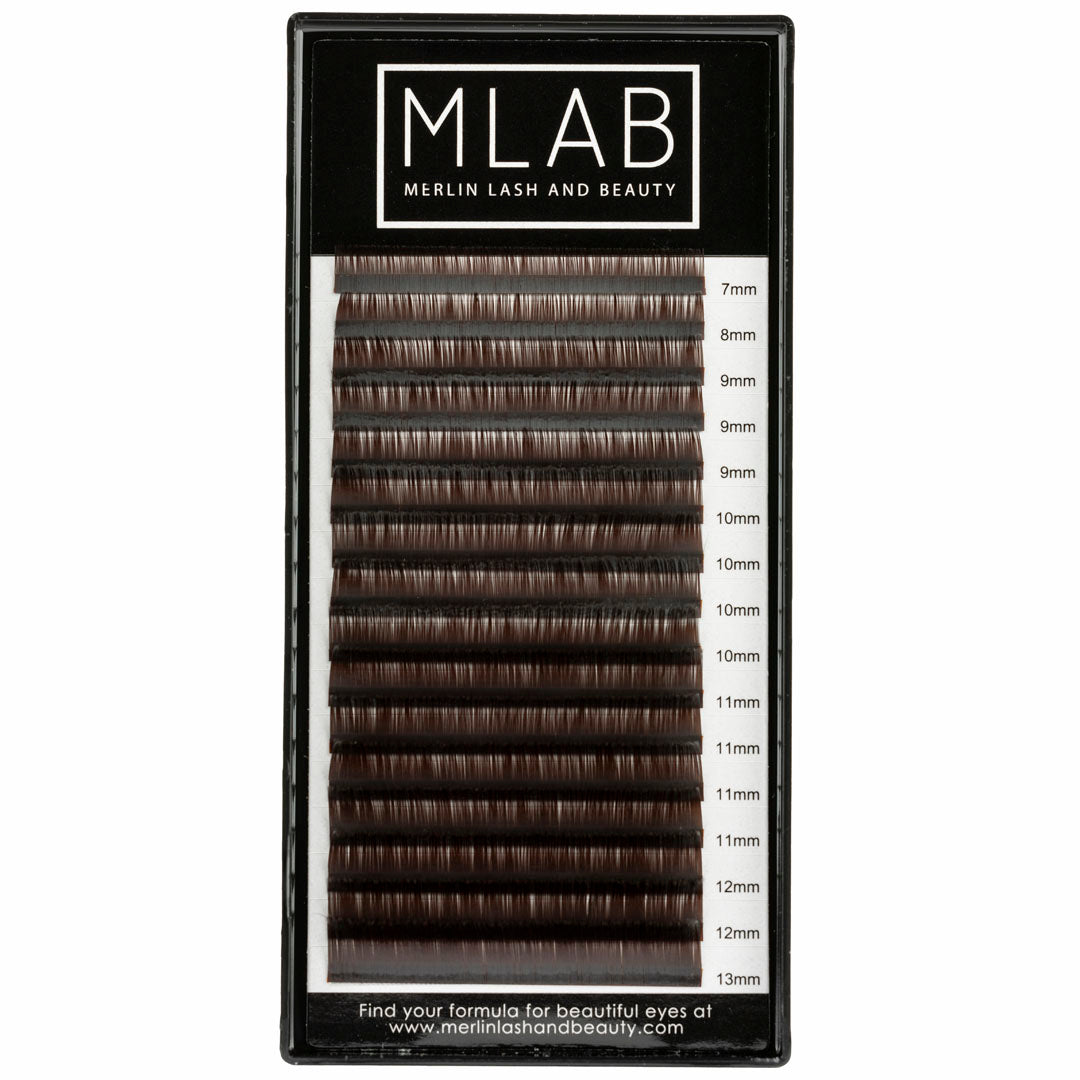 0.05 Chocolate Dark Brown Lash Extensions