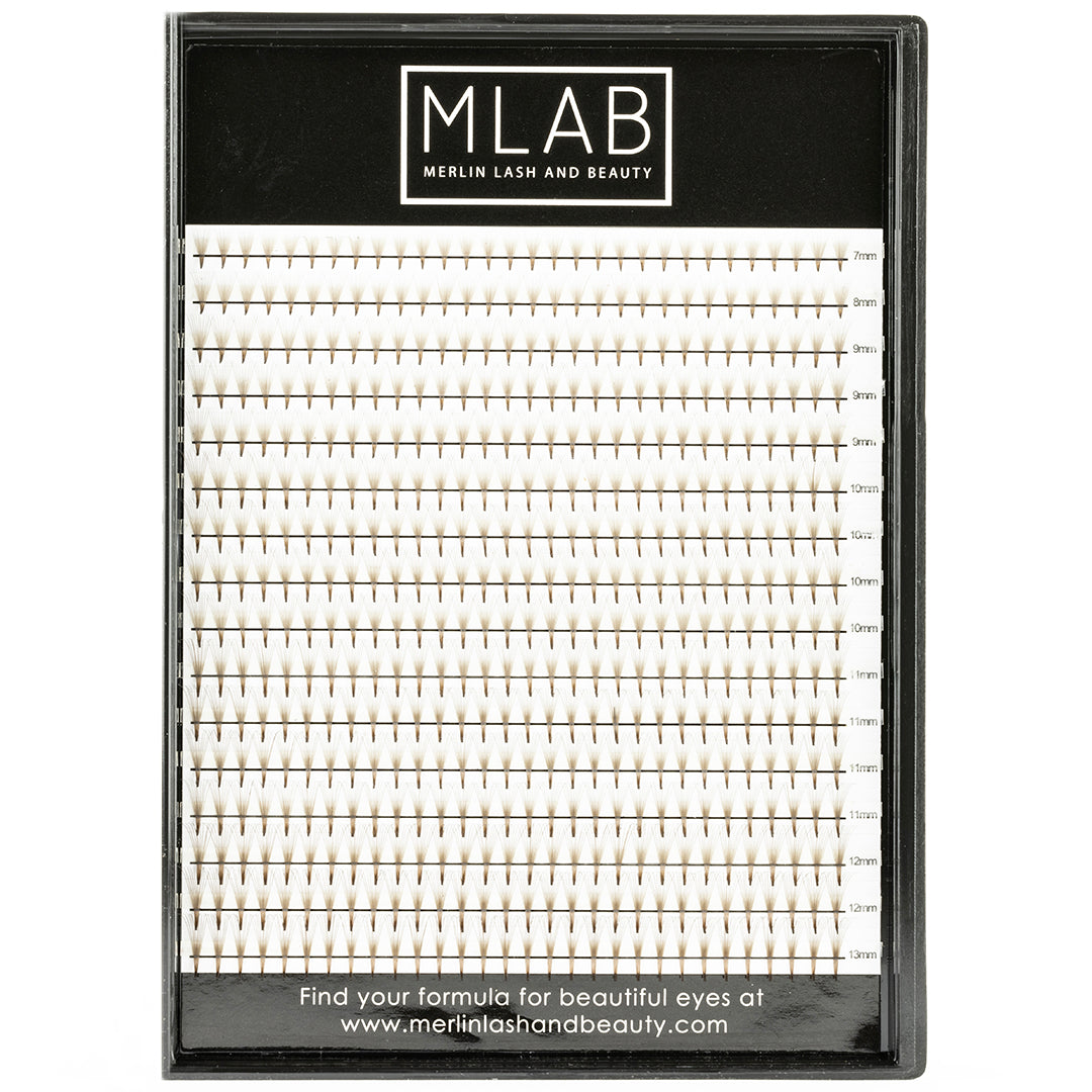 10D 0.05 Dark Brown Premade Lash Fans