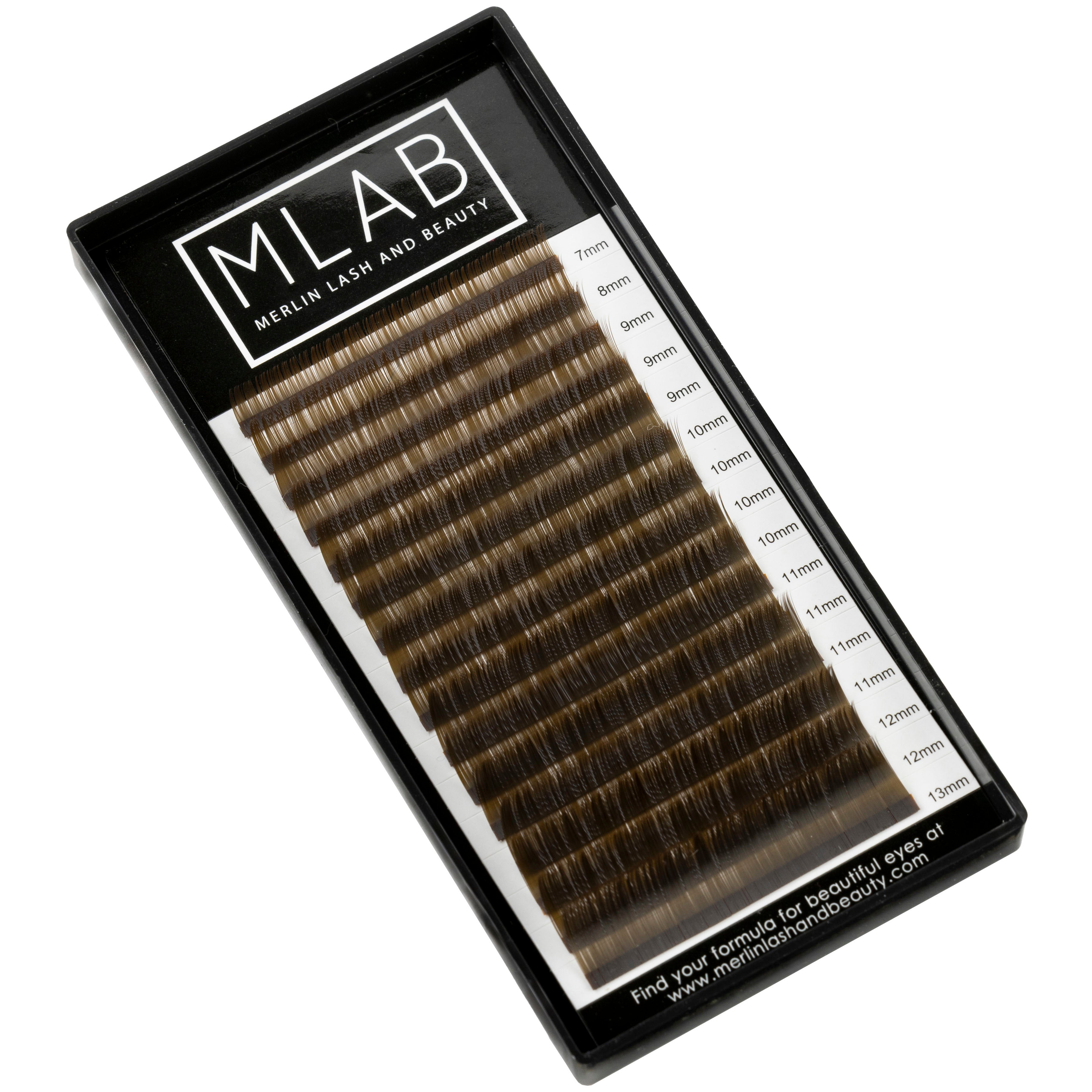 0.10 Dark Brown Lash Extensions