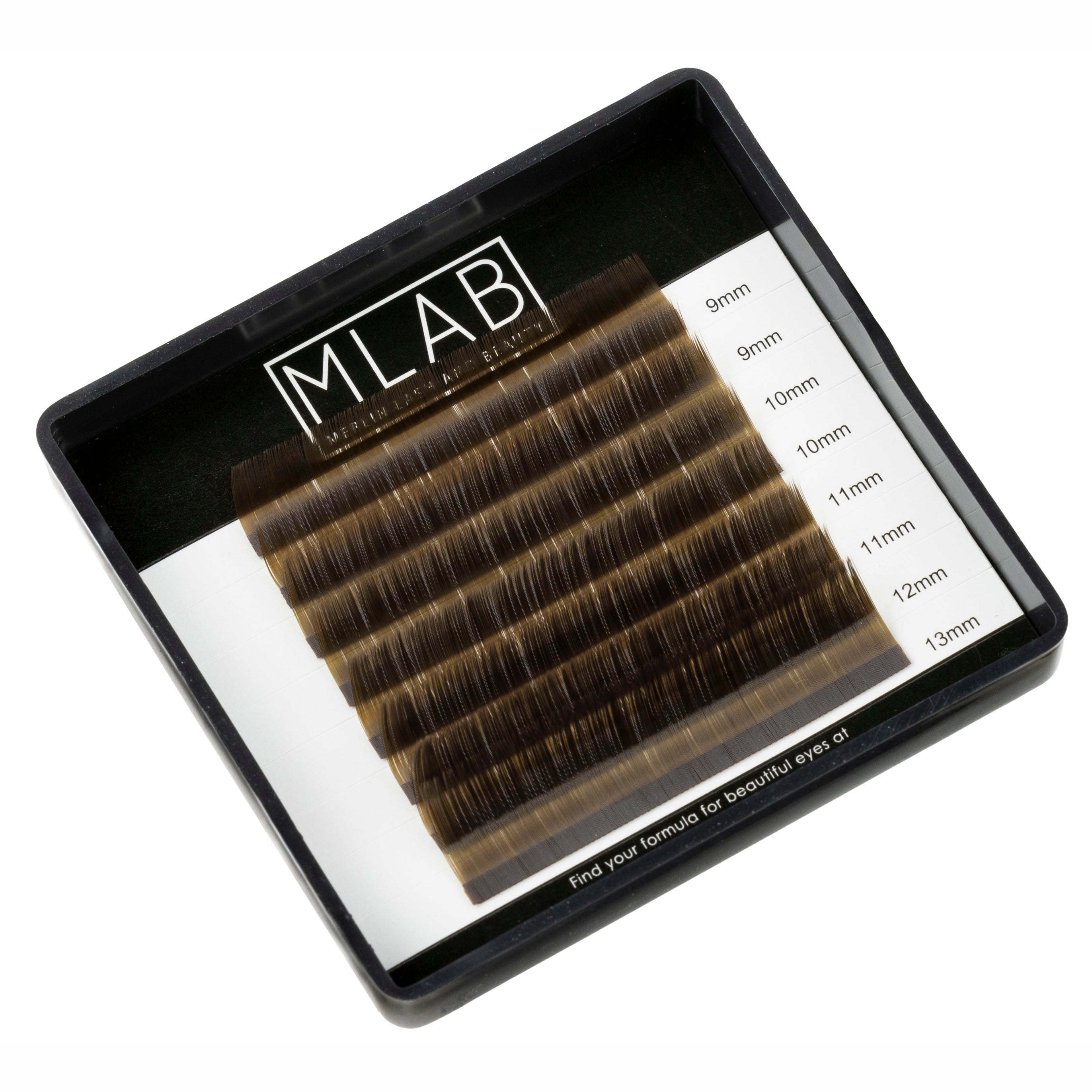 0.05  Dark Brown Lash Extensions Sample