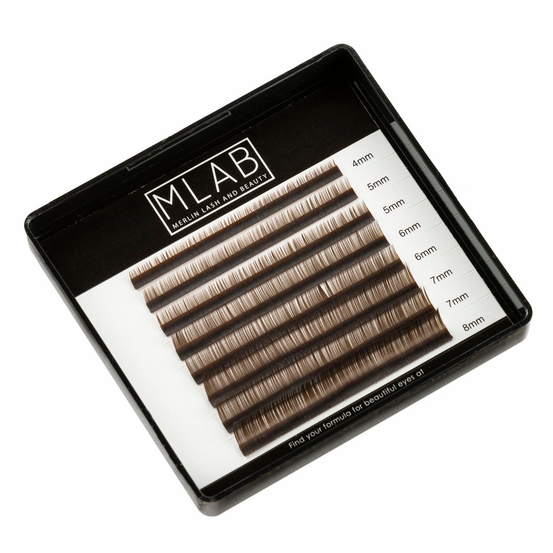 0.10 Dark Brown Classic Lash Extensions