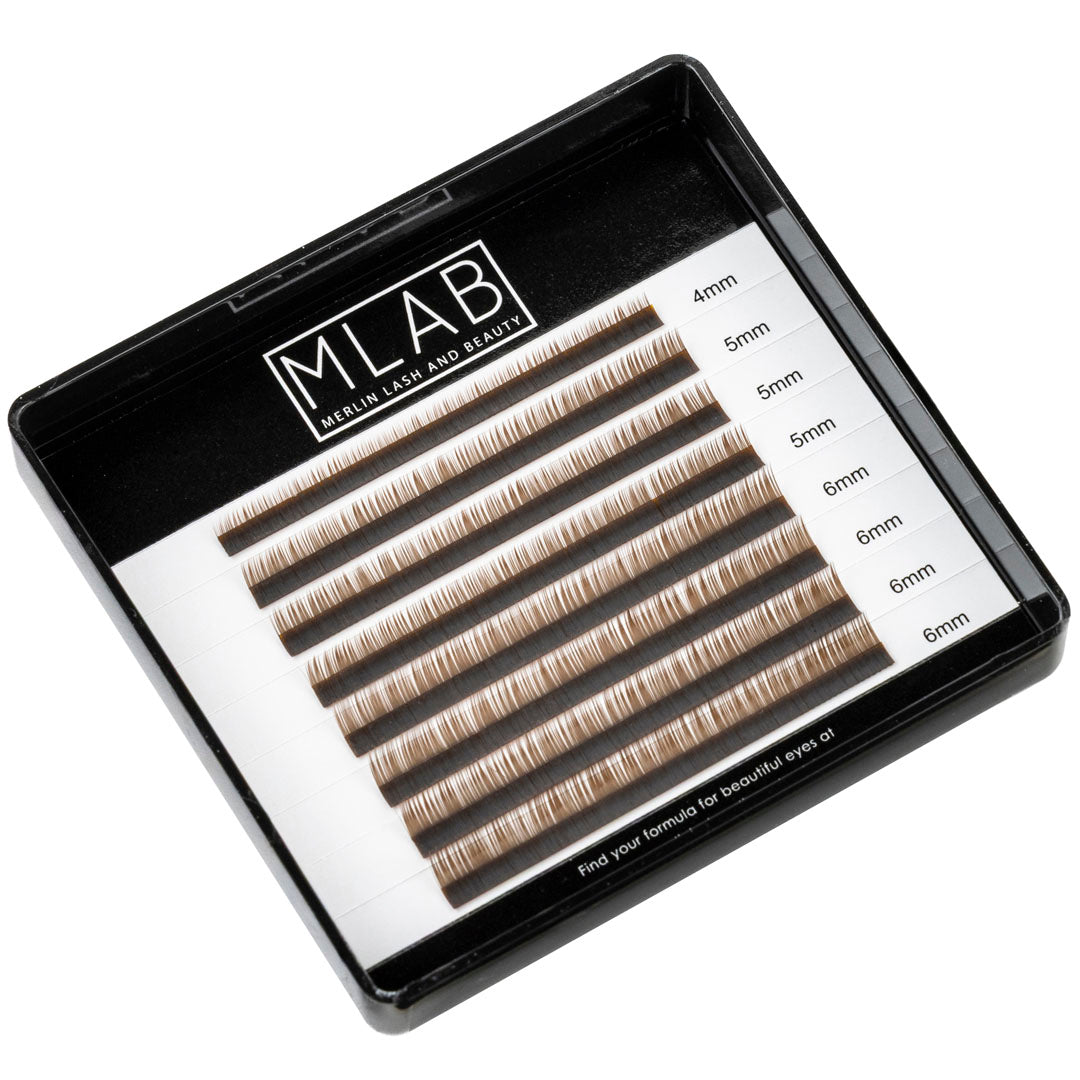 Chocolate Brown Bottom Lash Extensions