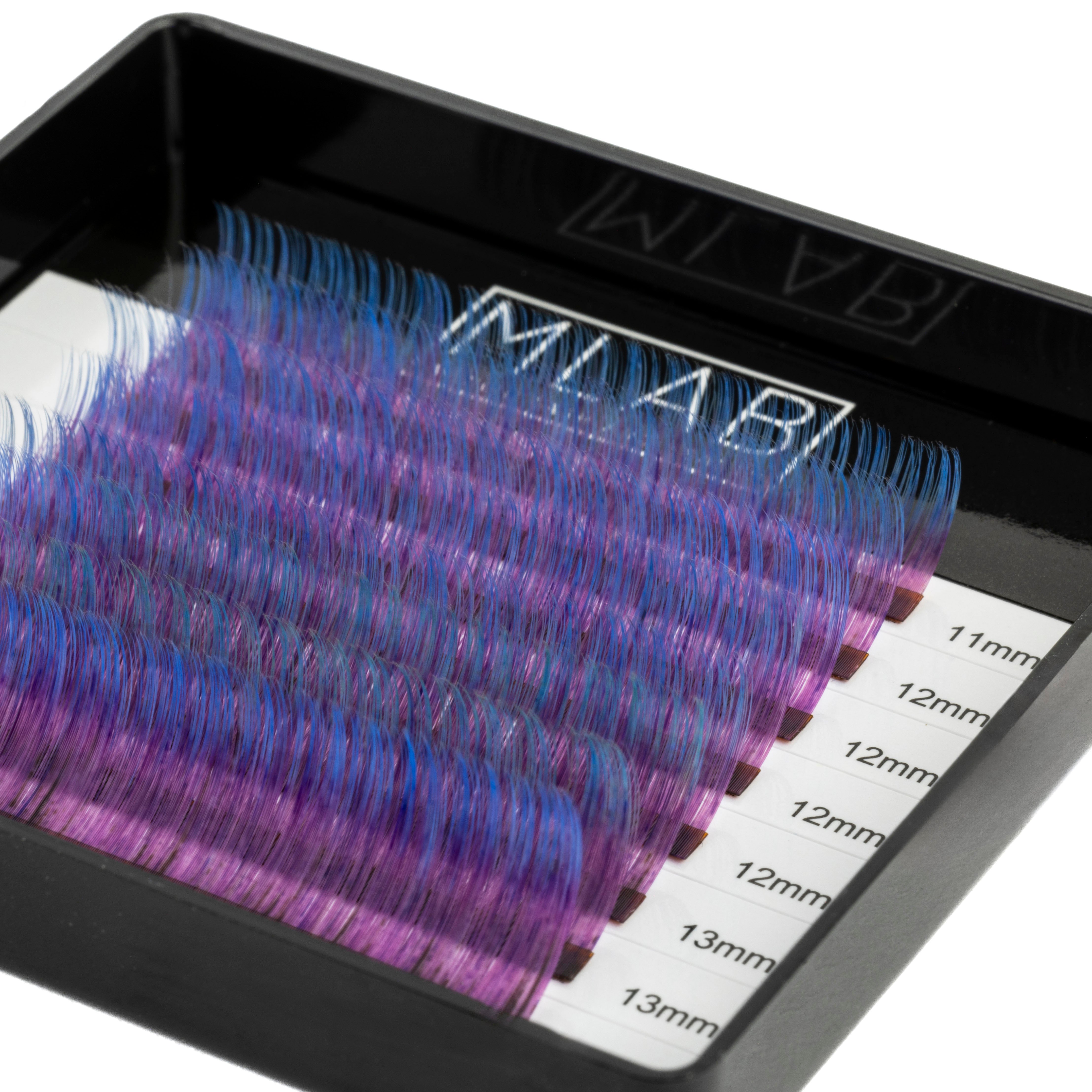 Blue Purple Two Tone Lashes Small
