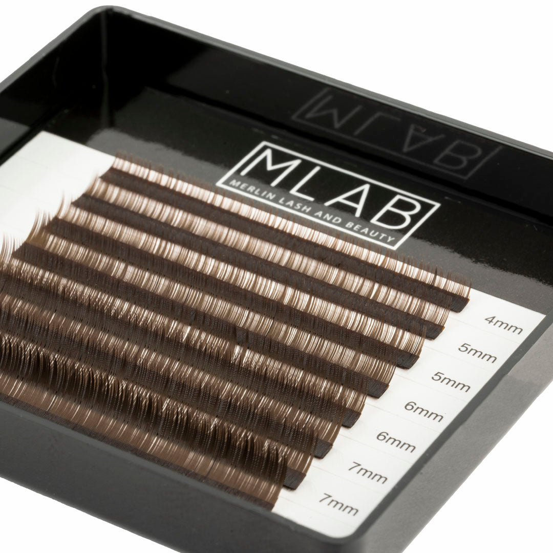 0.10 Dark Brown Classic Lash Extensions