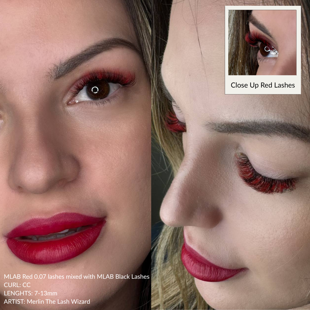 Red Lash Extensions
