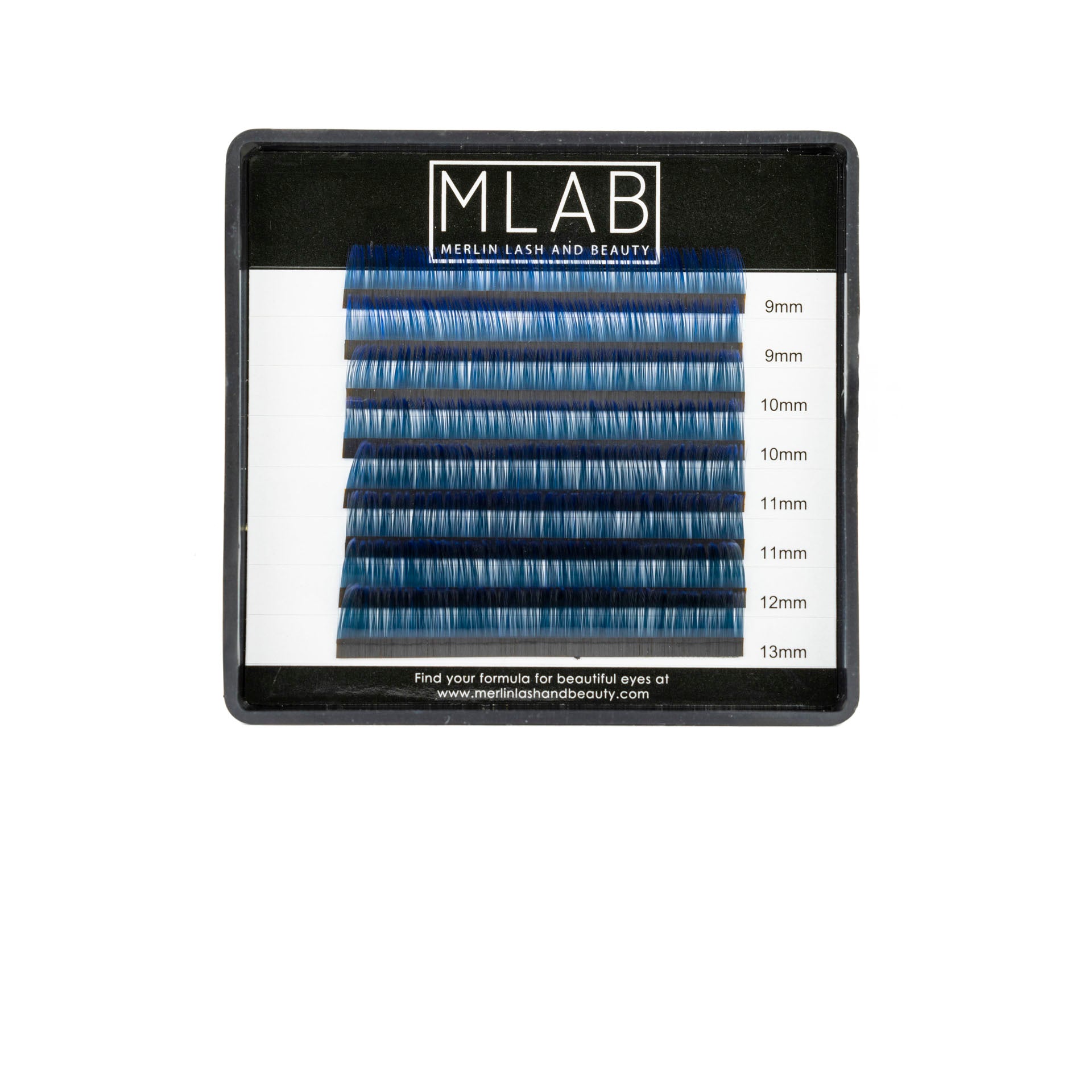 Black Blue Two Tone Lashes Small