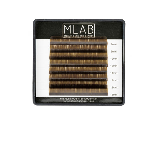 0.07 Dark Brown Volume Lashes Small