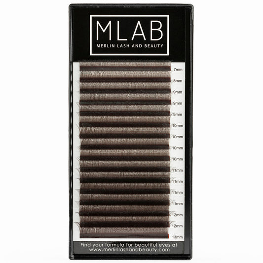 4D Clover 0.07 Dark Brown Lashes