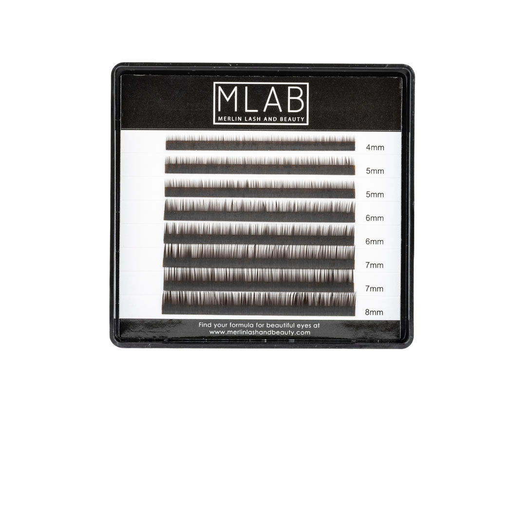 Coffee Dark Brown Bottom Lashes